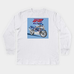 90s sportsbike Kids Long Sleeve T-Shirt